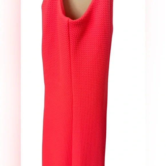 Vince Camuto Neon Pink Dress with Gold Detailing - Picture 6 of 8